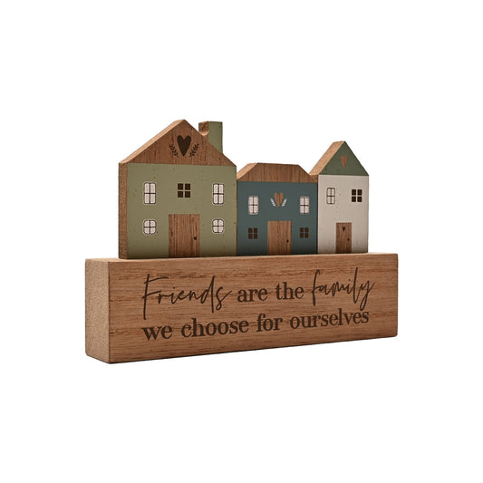 Moments House Plaque - Friends 14.9cm