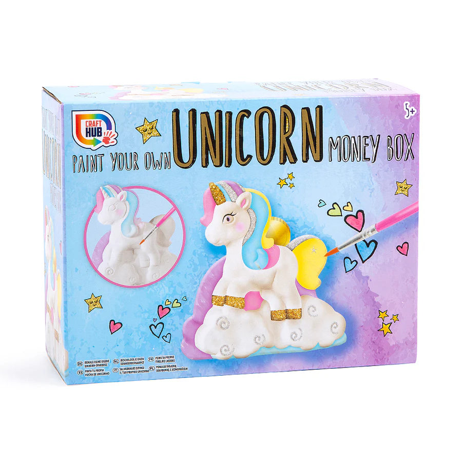 Paint Your Own Unicorn Money Bank Craft Kit