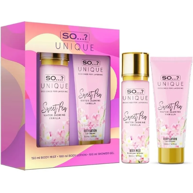 So…? Unique Sweet Pea Deluxe Duo Gift Set