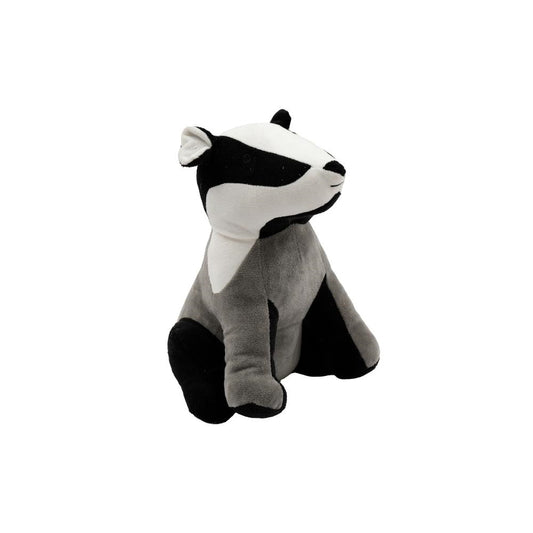 Plush Badger Doorstop 20cm