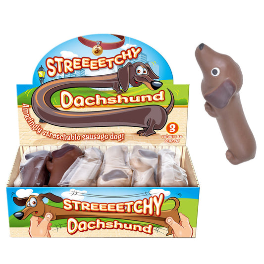 Stretchy Dachshund Squishy Sausage Dog Fidget Sensory Toy