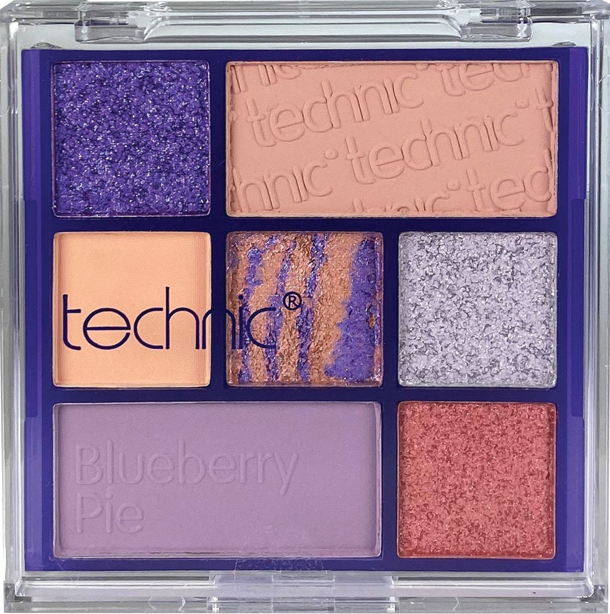 Technic 7 Colours Pressed Pigment Eyeshadow Palette