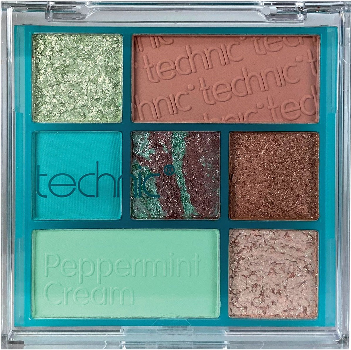 Technic 7 Colours Pressed Pigment Eyeshadow Palette