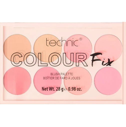 Technic 8 Colour ColourFix Blush Palette