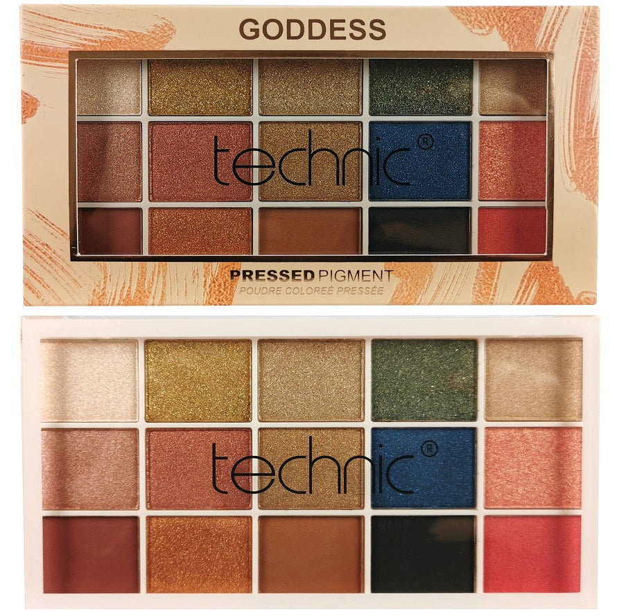 Technic Pressed Pigment Eyeshadow Palette – Goddess