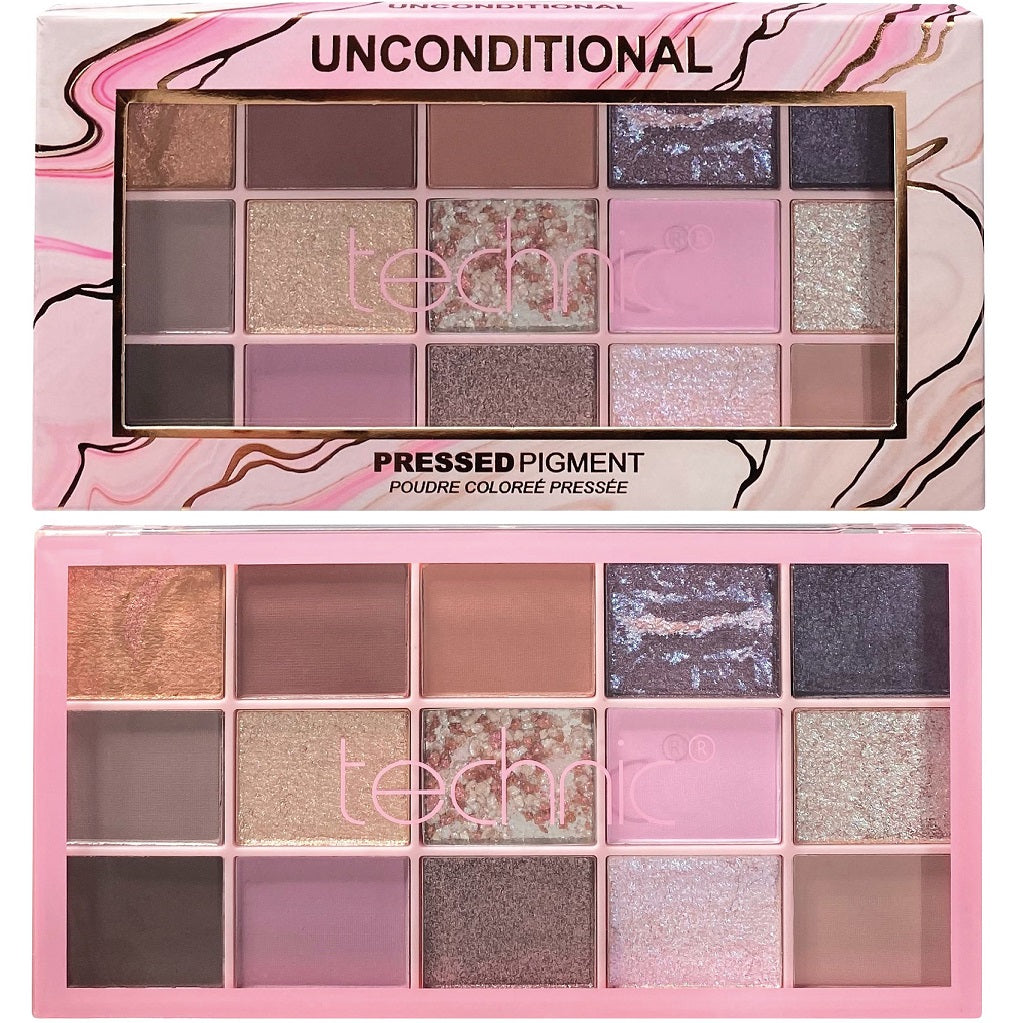 Technic Pressed Pigment Eyeshadow Palette – Unconditional