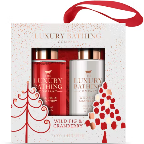 The Luxury Bathing Company Wild Fig & Cranberry Body Essentials Gift Set