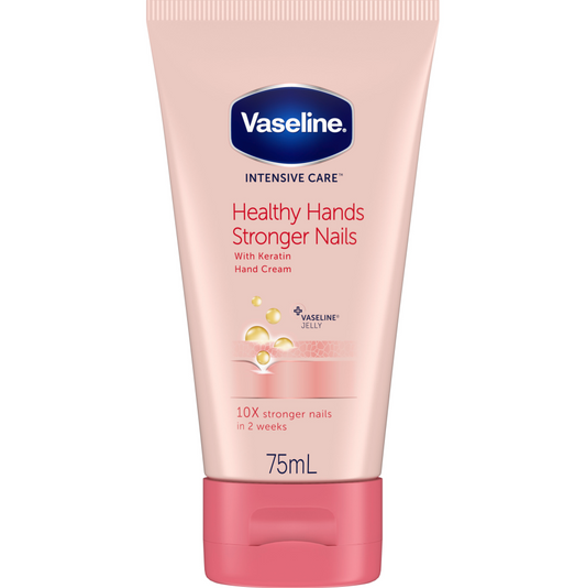 Vaseline Healthy Hands Stronger Nails Hand Cream Tube 75ml