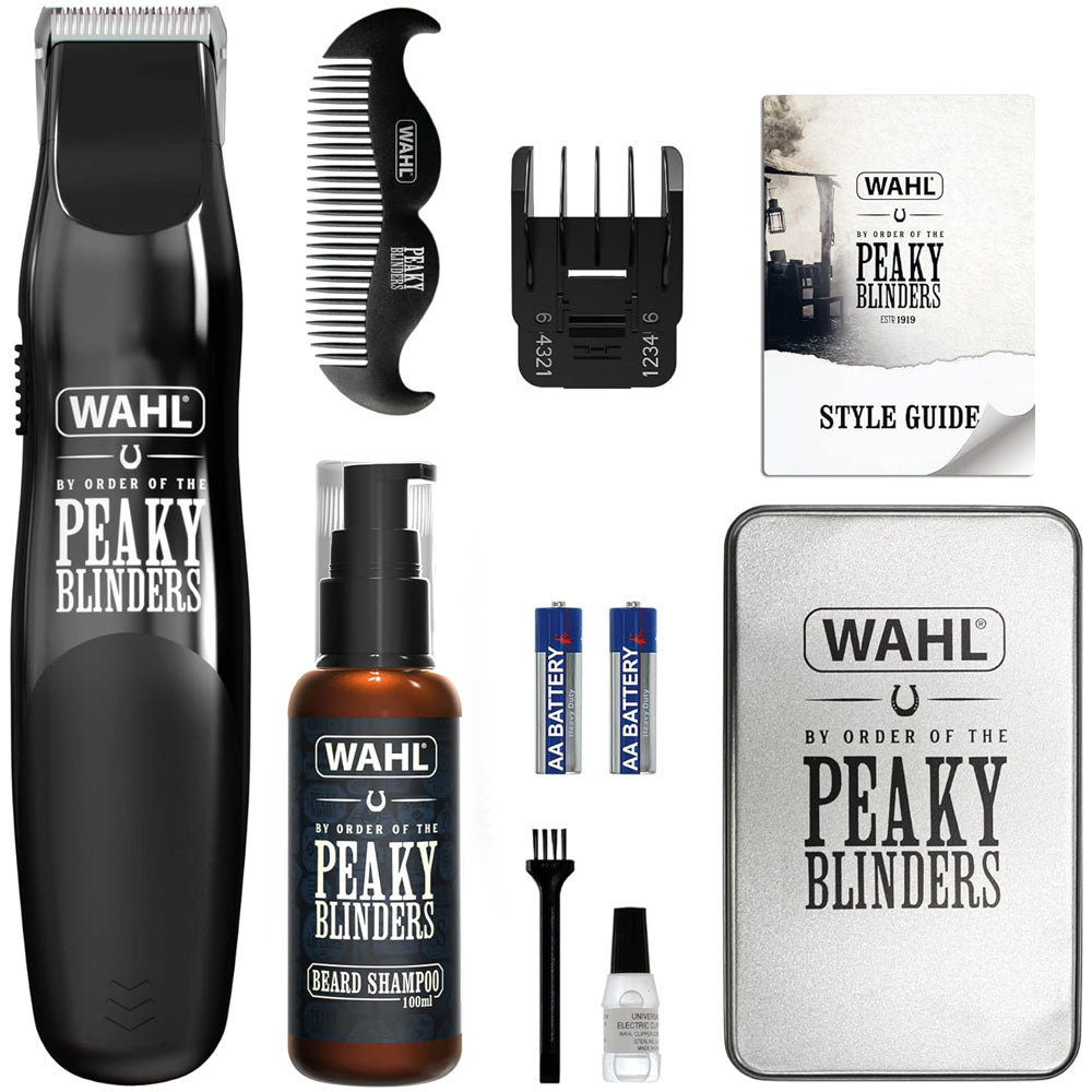 Wahl Peaky Blinders Beard Trimmer Gift Set