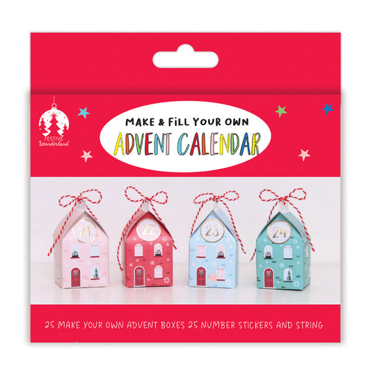 Christmas Make & Fill Your Own Advent Calendar Set