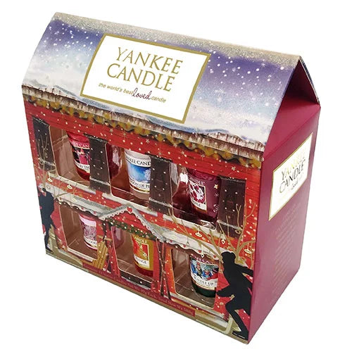 Yankee Candle Christmas House Votive Set