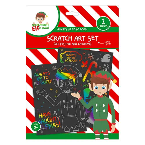 Elf Scratch Art Kit