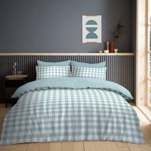 Ultra Soft Duvet Set Gingham Check