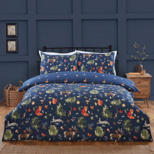 Autumn Forest Reversible Duvet Set