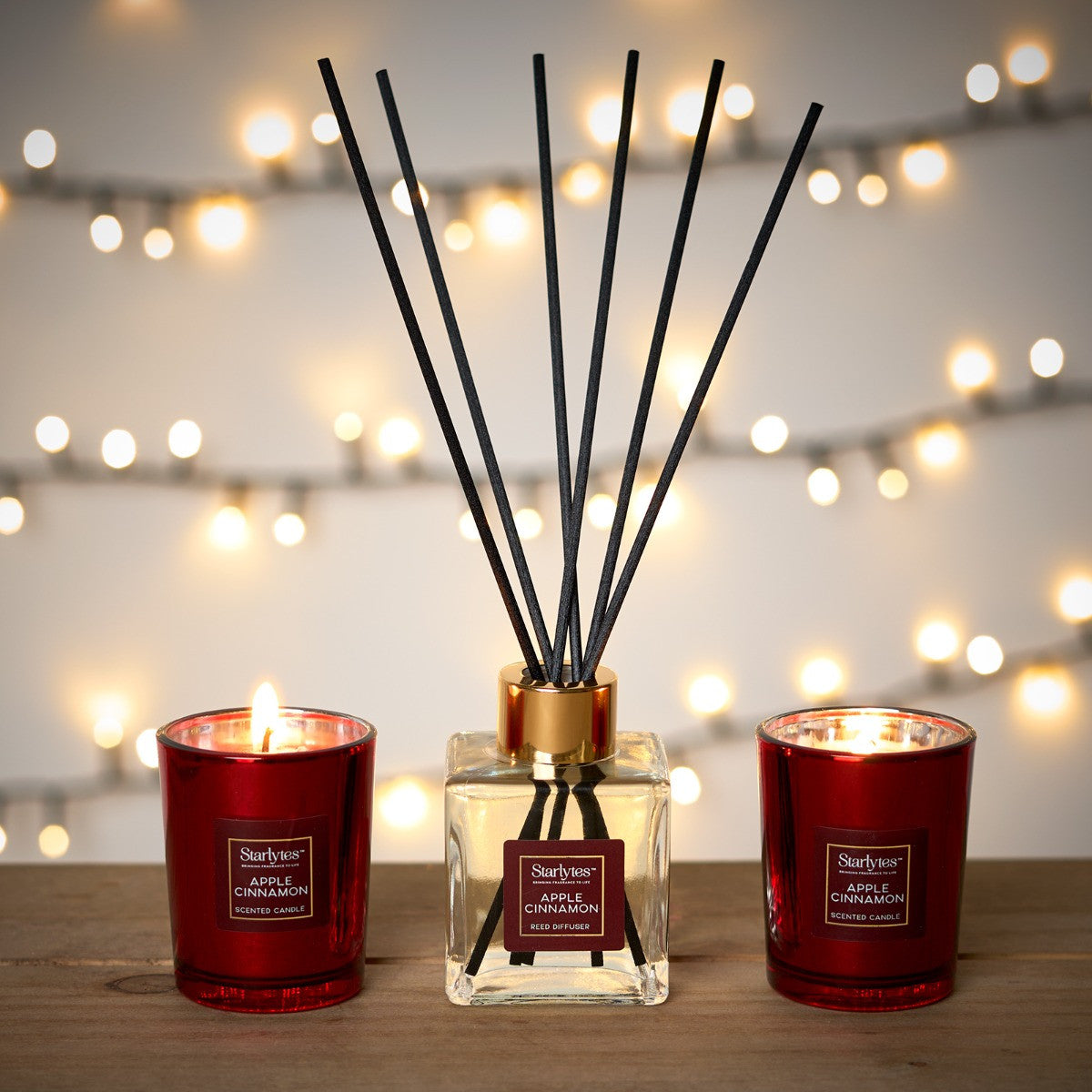 Starlytes Christmas Reed Diffuser & Scented Candle Set