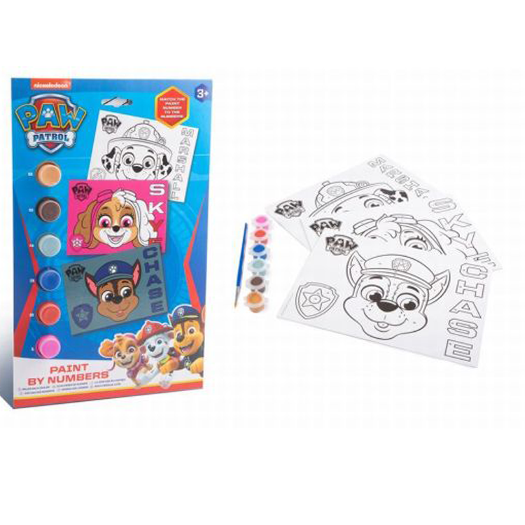 Paw Patrol Paint By Numbers Kit