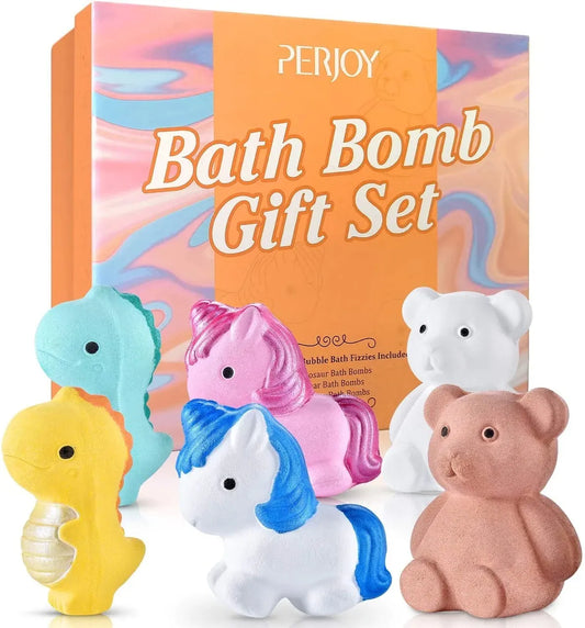 PERJOY 6x Bath bombs gift set