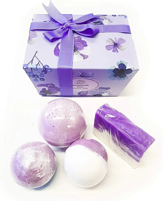 4pc Luxury Bath Bomb Gift Set