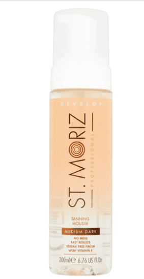 St Moriz Clear Self Tanning Mousse - Medium dark