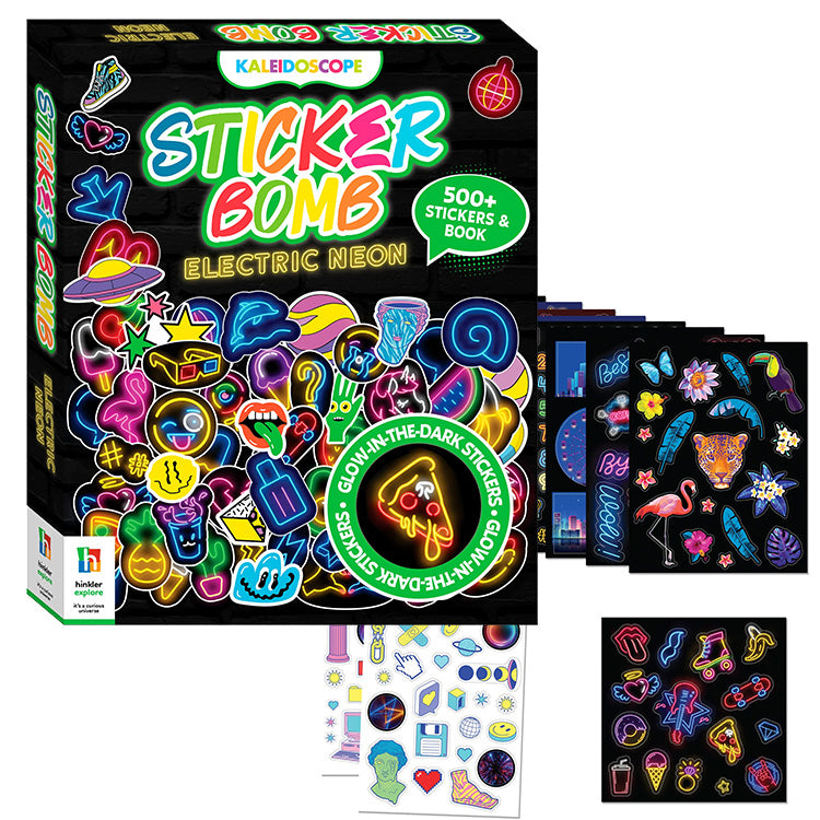 Electric Neon Sticker Bomb Activity Kit