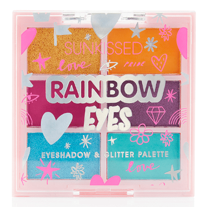 Sunkissed Rainbow Eyes Eyeshadow & Glitter Palette