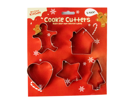 Christmas Cookie Cutters x 5